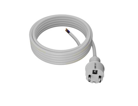 AWTOOLS PRZEWÓD Z WTYCZKĄ 5m 3x1,5 BIAŁYH05VV-F