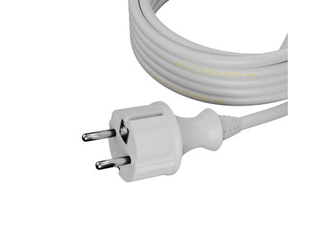 AWTOOLS PRZEWÓD Z WTYCZKĄ 5m 3x1,5 BIAŁYH05VV-F - 3