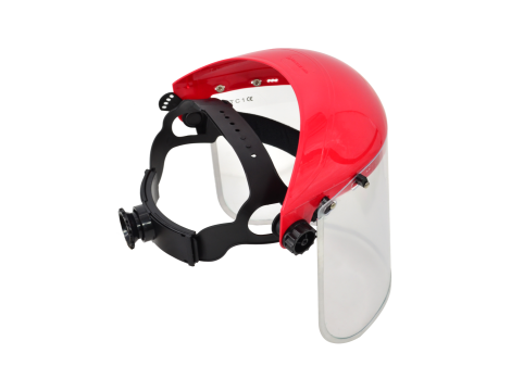 AWTOOLS PRZYŁBICA OCHRONNA Z PLASTIKOWĄ OSŁONĄ I NAGŁOWIEM - 4