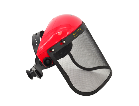 AWTOOLS PRZYŁBICA OCHRONNA Z SIATKOWĄ OSŁONĄ I NAGŁOWIEM - 3