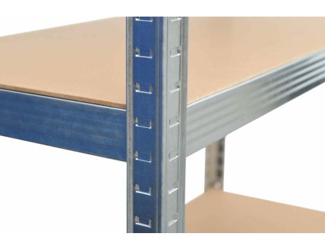 AWTOOLS REGAŁ 5 PÓŁEK 200x90x40 NOŚNOŚĆ 300kg / 6,0mm - WCISKANY SZYBKI MONTAŻ - 3