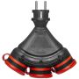 AWTOOLS ROZGAŁĘŹNIK EXTREME POTRÓJNY Z KLAPKA MI IP54 16A - 6