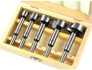 AWTOOLS SĘKOWNIKI DO DREWNA 15-35mm / 5cz.15-20-25-30-35mm TRZPIEŃ 8mm - image 2