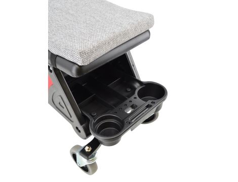 AWTOOLS SIEDZISKO WARSZTATOWE ZE SCHOWKIEM I PÓŁKAMI BLACK LINE - 3