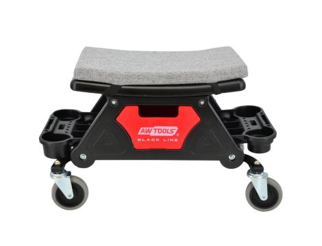 AWTOOLS SIEDZISKO WARSZTATOWE ZE SCHOWKIEM I PÓŁKAMI BLACK LINE - 4