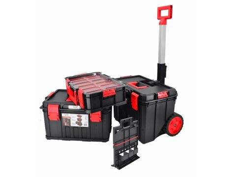 AWTOOLS SKRZYNKA MODULAR BOX ZESTAW 4 W 1 530x355x825mm - 2