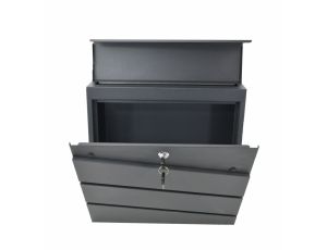 AWTOOLS SKRZYNKA NA LISTY ANTRACYT 41 / 370x370x105mm - image 2