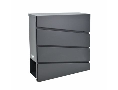 AWTOOLS SKRZYNKA NA LISTY ANTRACYT 41 / 370x370x105mm