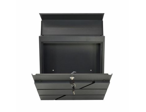 AWTOOLS SKRZYNKA NA LISTY ANTRACYT 45 / 370x370x105mm - 2