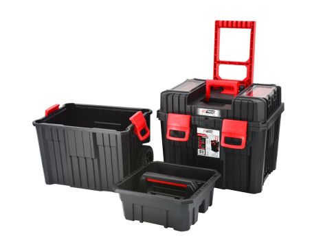 AWTOOLS SKRZYNKA NARZĘDZIOWA HEAVY NA KOŁACH450x360x640mm - 4