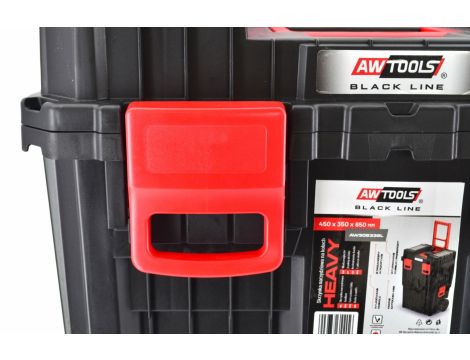 AWTOOLS SKRZYNKA NARZĘDZIOWA HEAVY NA KOŁACH450x360x640mm - 6