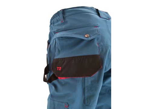 AWTOOLS SPODNIE  ROBOCZE T2/ PETROL/  XXXL - 7