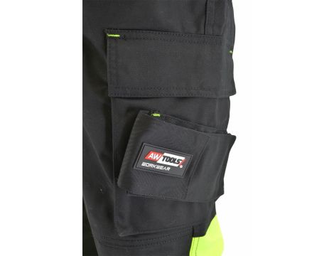 AWTOOLS SPODNIE  ROBOCZE T3/ ODBLASKOWE/ XXXL - 7