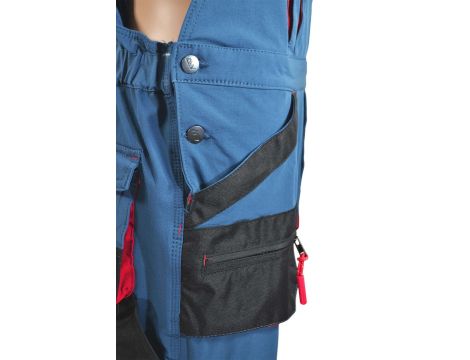 AWTOOLS SPODNIE ROBOCZE OGRODNICZKI T2/ PETROL/  XXL - 5