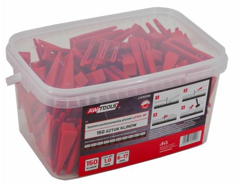 AWTOOLS SYSTEM POZIOMOWANIA LP 1,0mm 150 (KLIN).... .. - 5