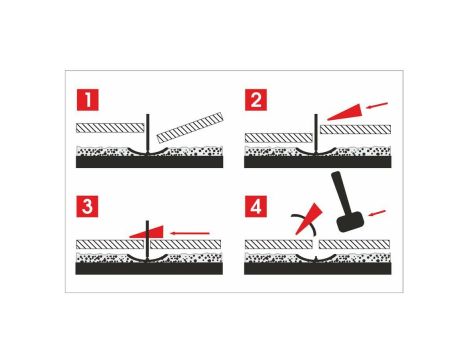 AWTOOLS SYSTEM POZIOMOWANIA ST 1,0mm 400(KLIPS 7-15mm)