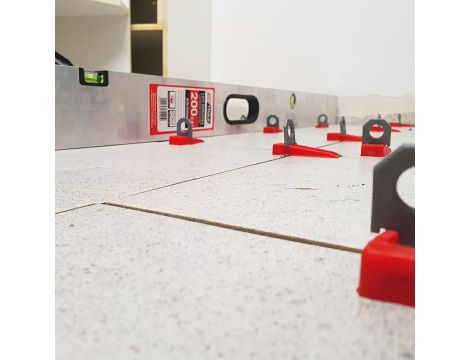 AWTOOLS SYSTEM POZIOMOWANIA ST 1,5mm 50+50 (KLIPS 7-15mm + KLIN) - 4