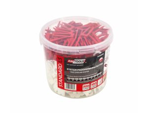 AWTOOLS SYSTEM POZIOMOWANIA ST 2,0mm 300+100 (KLIPS 7-15mm + KLIN)%