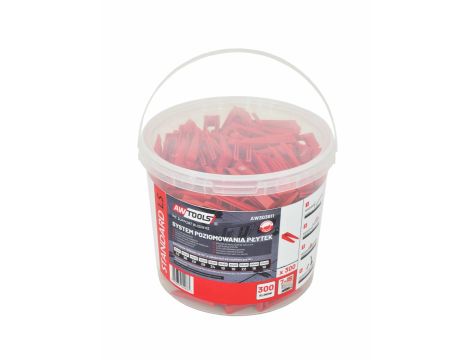 AWTOOLS SYSTEM POZIOMOWANIA ST 7-15mm KLINY 300 szt.