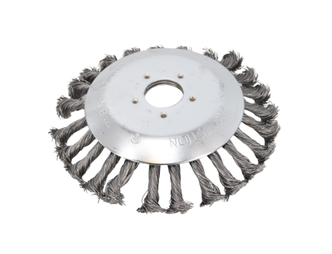 AWTOOLS SZCZOTKA DO KOSY TARCZOWA DRUCIANA 150x25,4mm