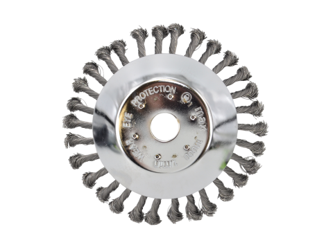 AWTOOLS SZCZOTKA DO KOSY TARCZOWA DRUCIANA 200X25,4mm - 2