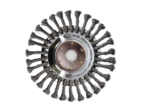 AWTOOLS SZCZOTKA DO KOSY TARCZOWA DRUCIANA 200X25,4mm - 3