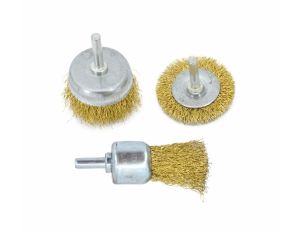 AWTOOLS SZCZOTKA DRUCIANA TRZPIENIOWA 3szt.