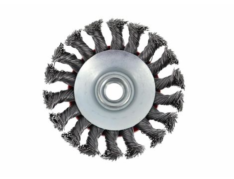 AWTOOLS SZCZOTKA STOŻKOWA 115mm  M14 DRUT SKRĘCANY - 2