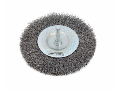 AWTOOLS SZCZOTKA TARCZOWA TRZPIENIOWA  75mm DRUT KARBOWANY