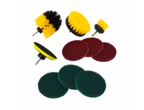 AWTOOLS SZCZOTKI DO CZYSZCZENIA NA WKRĘTARKĘ10szt.