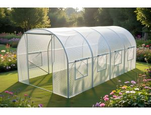 AWTOOLS SZKLARNIA OGRODOWA TUNEL BIAŁA 3x4,5x2m