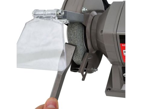 AWTOOLS SZLIFIERKA STOŁOWA Z LAMPKĄ 150mm 300W 40537 - 2