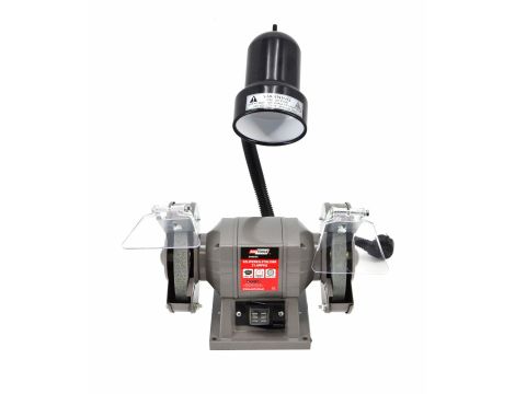 AWTOOLS SZLIFIERKA STOŁOWA Z LAMPKĄ 150mm 300W 40537 - 4