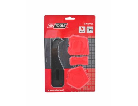 AWTOOLS SZPACHLE DO SIL. Z OBCINAKIEM 4szt - 2