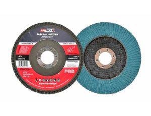 AWTOOLS ŚCIERNICA LISTKOWA 125  P 40  INOX METAL CYRKONOWA