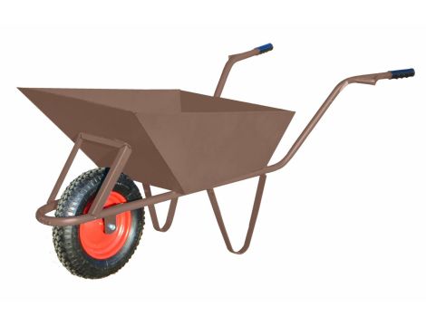 AWTOOLS TACZKA BUDOWLANA  85L/1,5mm BRĄZ+OSŁONA KOŁA