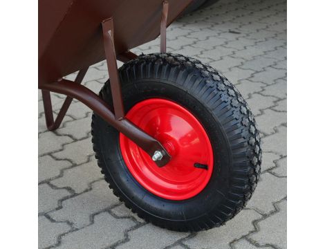 AWTOOLS TACZKA BUDOWLANA  85L/2,0mm BRĄZ GŁĘBOKA - 2