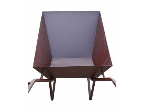 AWTOOLS TACZKA BUDOWLANA 110L/2,0mm BRĄZ DUŻA - 3