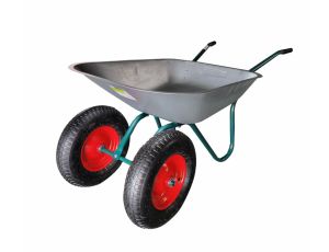 AWTOOLS TACZKA OGRODOWA  100L.DWA KOŁA FELGI METALOWE