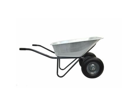 AWTOOLS TACZKA OGRODOWA  100L/130KG DWA KOŁA - 3