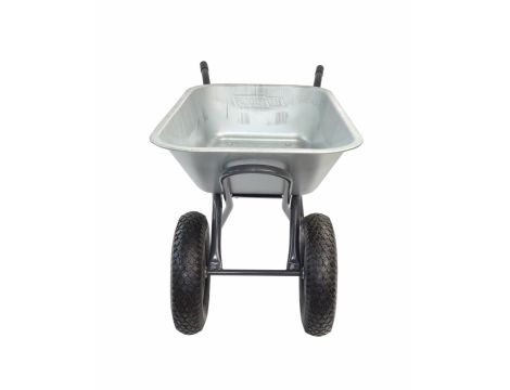 AWTOOLS TACZKA OGRODOWA 100L DWA KOŁA MISA OCYNK./ WZMACNIANA - 2