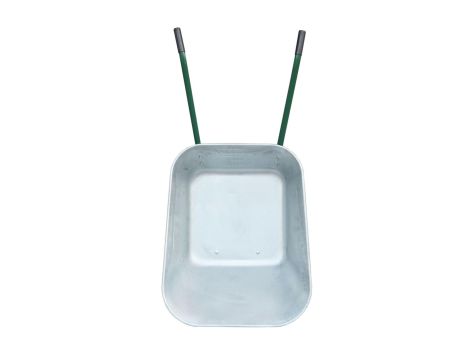 AWTOOLS TACZKA OGRODOWA 100L.DWA KOŁA FELGI METALOWE - 4