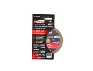 AWTOOLS TARCZA DIAMENTOWA 125x1,5x22,2 / TURBO CIENKA BLACK LINE - image 2