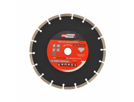 AWTOOLS TARCZA DIAMENTOWA 180x25,4 / SEG.