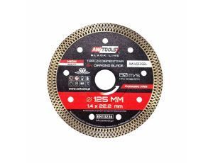 AWTOOLS TARCZA DIAMENTOWA GR.125x22,2 / PEŁNA CERAMIC PRO  BLACK LINE