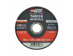 AWTOOLS TARCZA DO METALU 115*1,0mm BLACK LINE