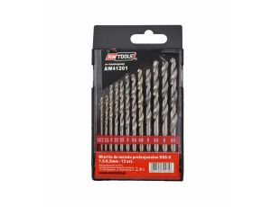 AWTOOLS WIERTŁO METAL BIAŁE KPL. 13szt ./1.5 - 6.5mm/
