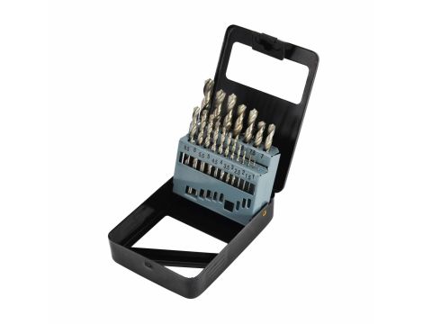 AWTOOLS WIERTŁO METAL BIAŁE KPL. 19szt. /1,0 - 10,0mm/ - 2