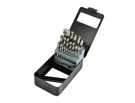 AWTOOLS WIERTŁO METAL BIAŁE KPL. 25szt./1,0-13,0mm/ - 2