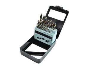 AWTOOLS WIERTŁO METAL HSS M2 KPL. 19szt. / 1.0-10 mm/PREMIUM